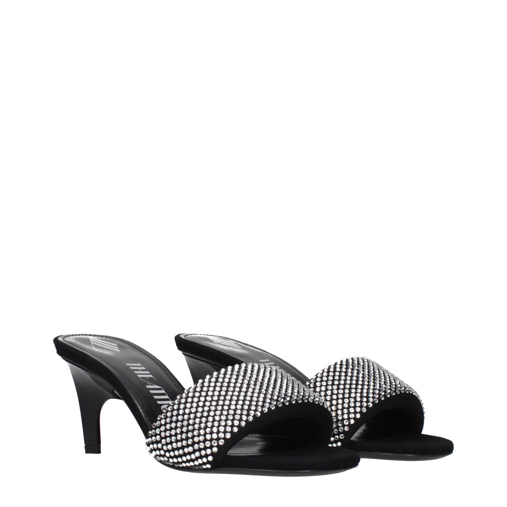 Prada Black Fabric Platform Sandals Prada