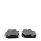 Prada Black Leather Flat Sandals Prada