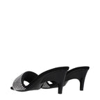 Prada Black Fabric Platform Sandals Prada