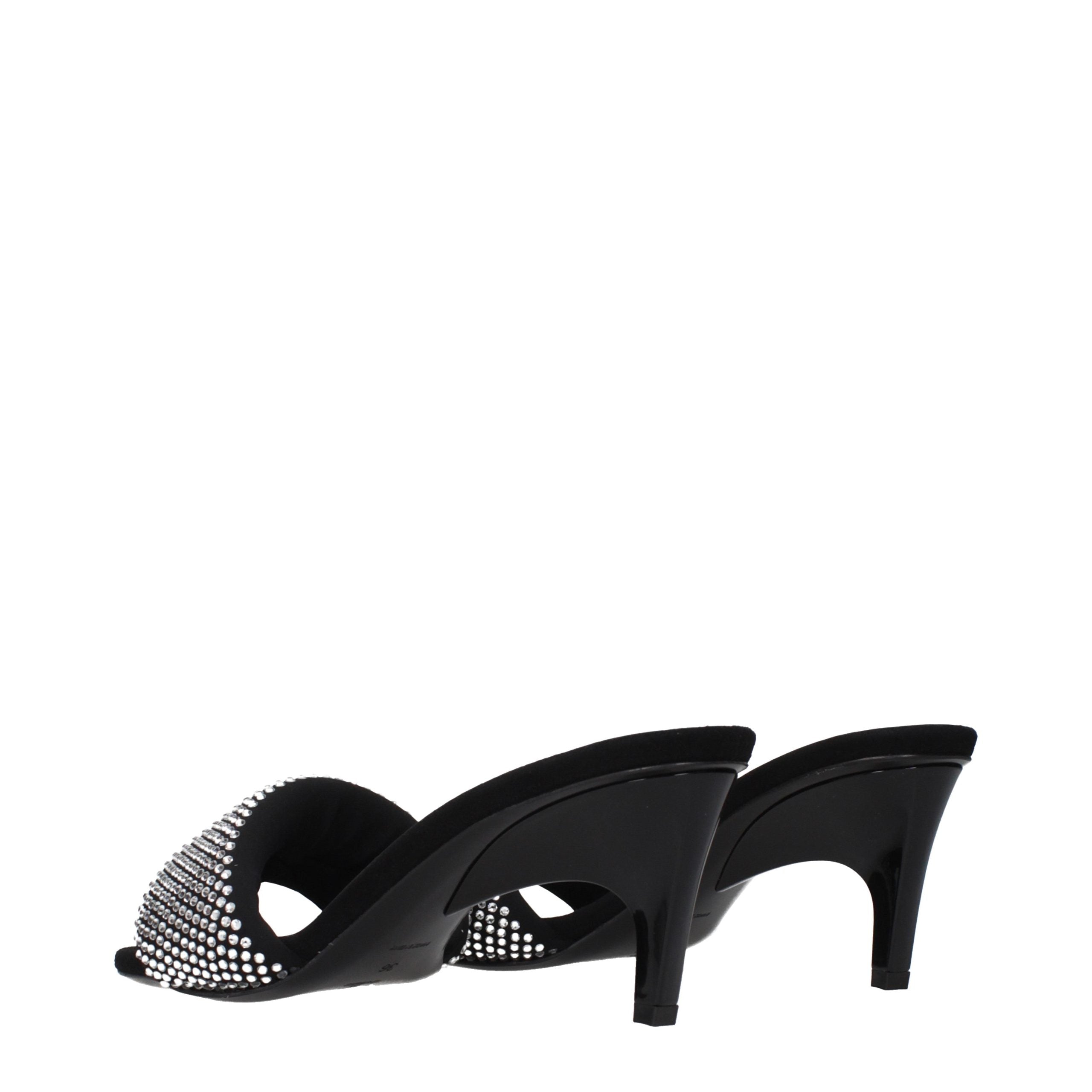 Prada Black Fabric Platform Sandals Prada