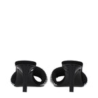 Prada Black Fabric Platform Sandals Prada