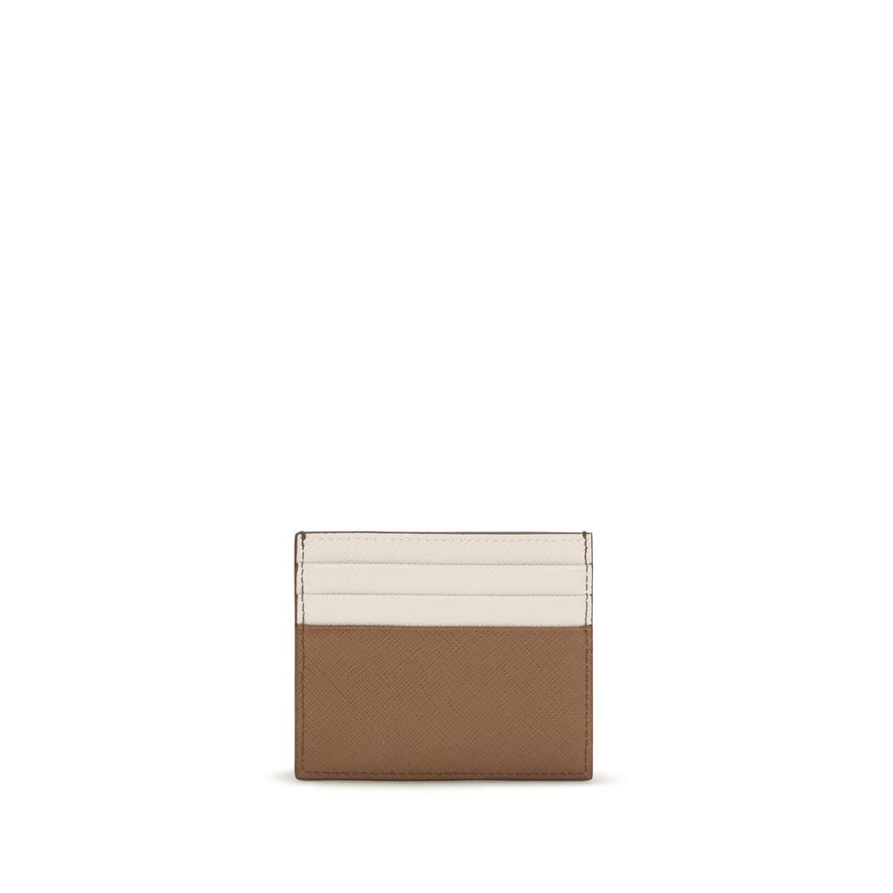 Prada Beige Calf Leather Bos Taurus Wallet Prada