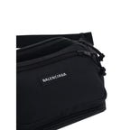 Balenciaga Black Polyester Clutch Bag Balenciaga