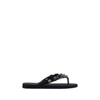 Balenciaga Black Polyurethane Flip-Flop Sandals Balenciaga