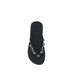 Balenciaga Black Polyurethane Flip-Flop Sandals Balenciaga