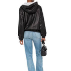 Saint Laurent Black Leather Tank Tops Saint Laurent