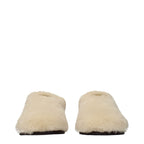 Prada Beige Fur Slippers Prada