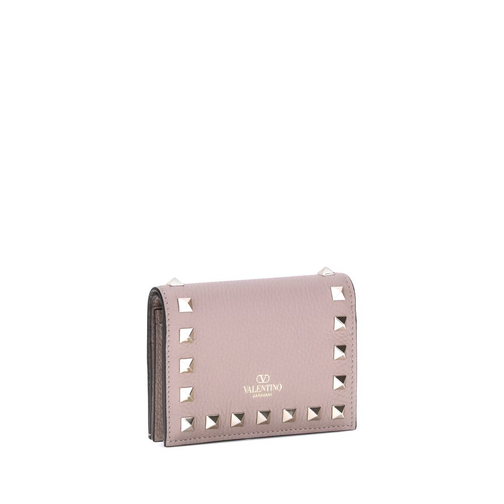 Valentino Garavani Multicolor Calf Leather Bos Taurus Wallet Valentino Garavani