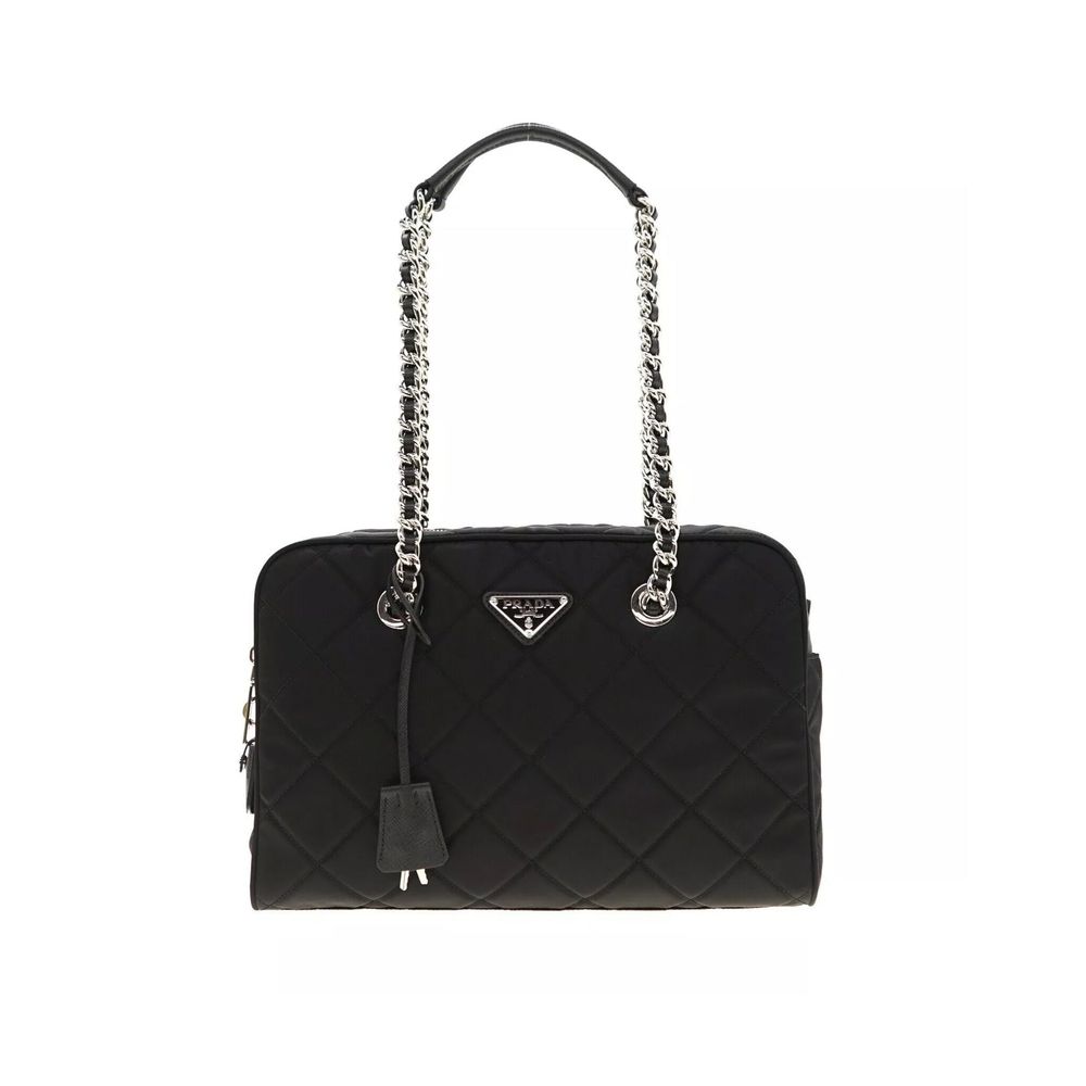 Prada Black Nylon Shoulder Bag Prada