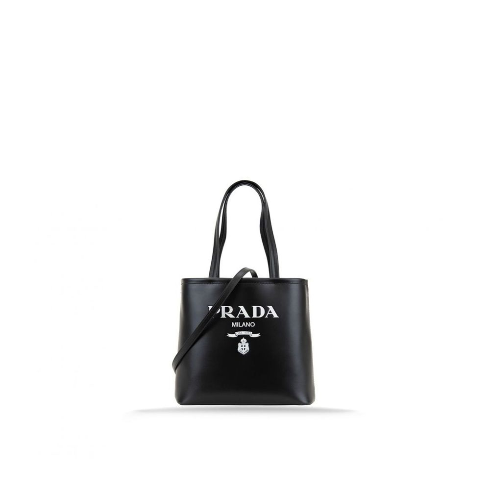 Prada Black Calfskin Tote Bag Prada