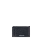 Balenciaga Black Lamb Ovis Aries Aries Wallet Balenciaga