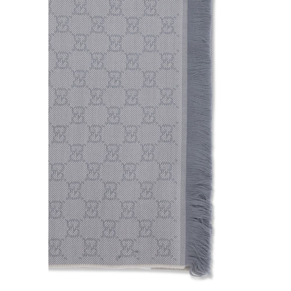 Gucci Gray Wool Scarf Gucci