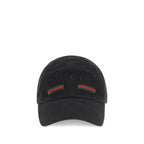 Gucci Black Cotton Cap (Baseball Hat) Gucci