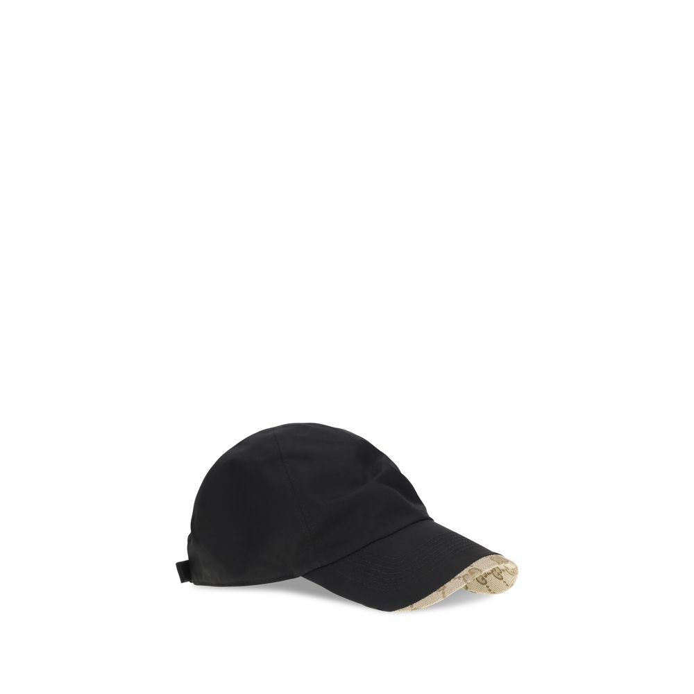 Gucci Black Cotton Cap (Baseball Hat) Gucci
