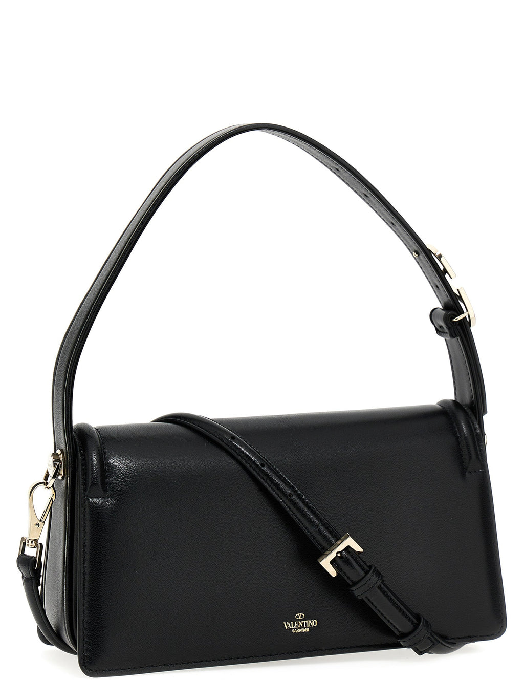 Valentino Garavani Black Leather Shoulder Bag Valentino Garavani