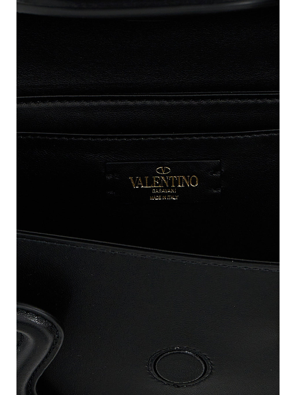 Valentino Garavani Black Leather Shoulder Bag Valentino Garavani