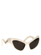 Balenciaga White Nylon Sunglasses Balenciaga