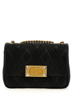Valentino Garavani Black Lamb Leather Shoulder Bag Valentino Garavani