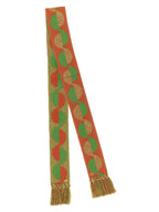 Valentino Garavani Orange Cotton Foulard Valentino Garavani