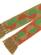 Valentino Garavani Orange Cotton Foulard Valentino Garavani