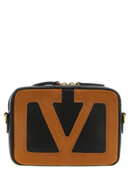 Valentino Garavani Brown Lamb Leather Crossbody Bag Valentino Garavani