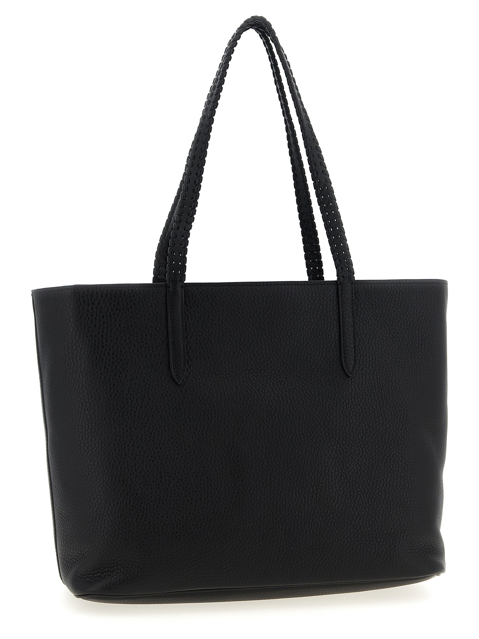 Valentino Garavani Black Calfskin Tote Bag Valentino Garavani