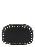 Valentino Garavani Black Calfskin Crossbody Bag Valentino Garavani