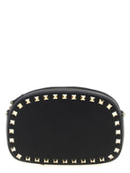 Valentino Garavani Black Calfskin Crossbody Bag Valentino Garavani