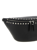 Valentino Garavani Black Calfskin Crossbody Bag Valentino Garavani