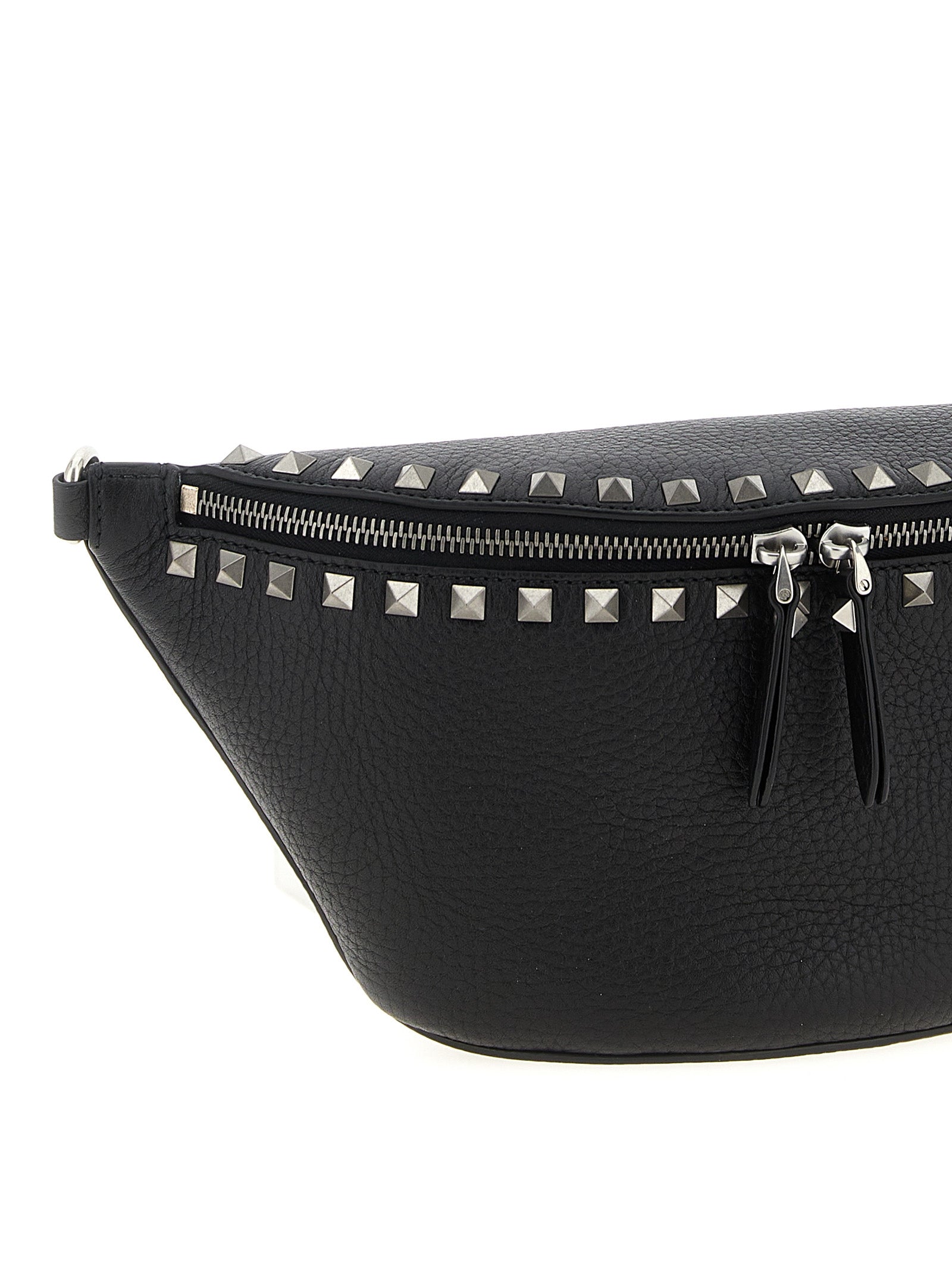 Valentino Garavani Black Calfskin Crossbody Bag Valentino Garavani