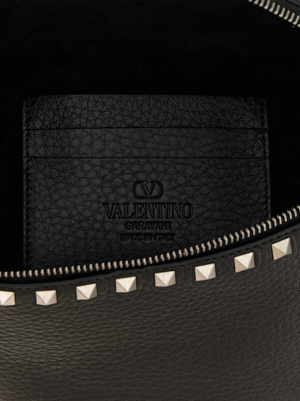 Valentino Garavani Black Calfskin Crossbody Bag Valentino Garavani