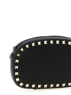 Valentino Garavani Black Calfskin Crossbody Bag Valentino Garavani