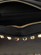 Valentino Garavani Black Calfskin Crossbody Bag Valentino Garavani