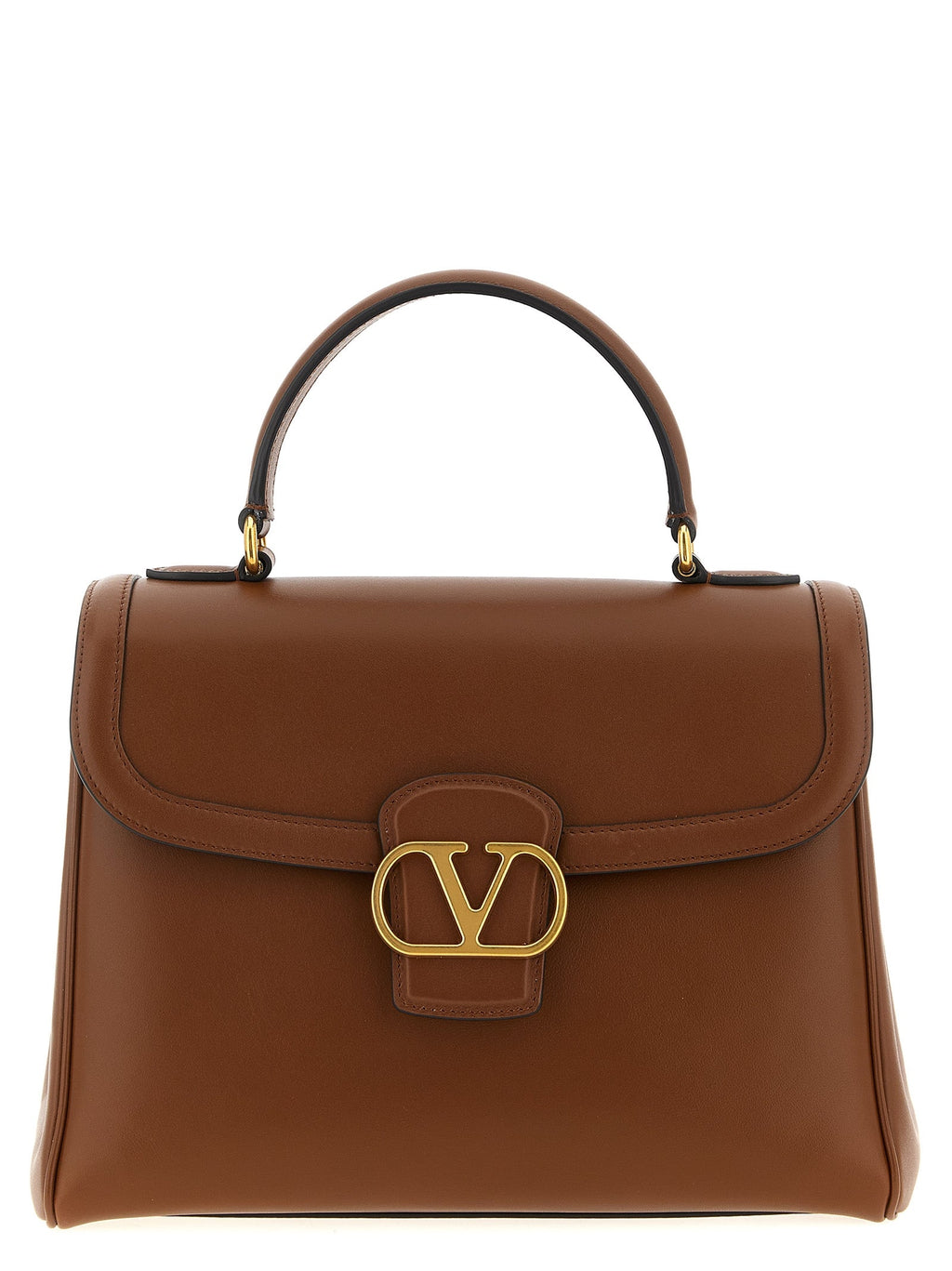 Valentino Garavani Brown Calfskin Handbag Valentino Garavani