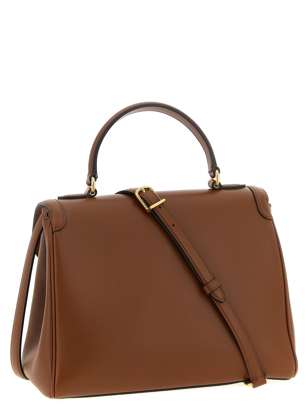 Valentino Garavani Brown Calfskin Handbag Valentino Garavani