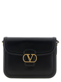 Valentino Garavani Black Calfskin Shoulder Bag Valentino Garavani