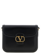 Valentino Garavani Black Calfskin Shoulder Bag Valentino Garavani