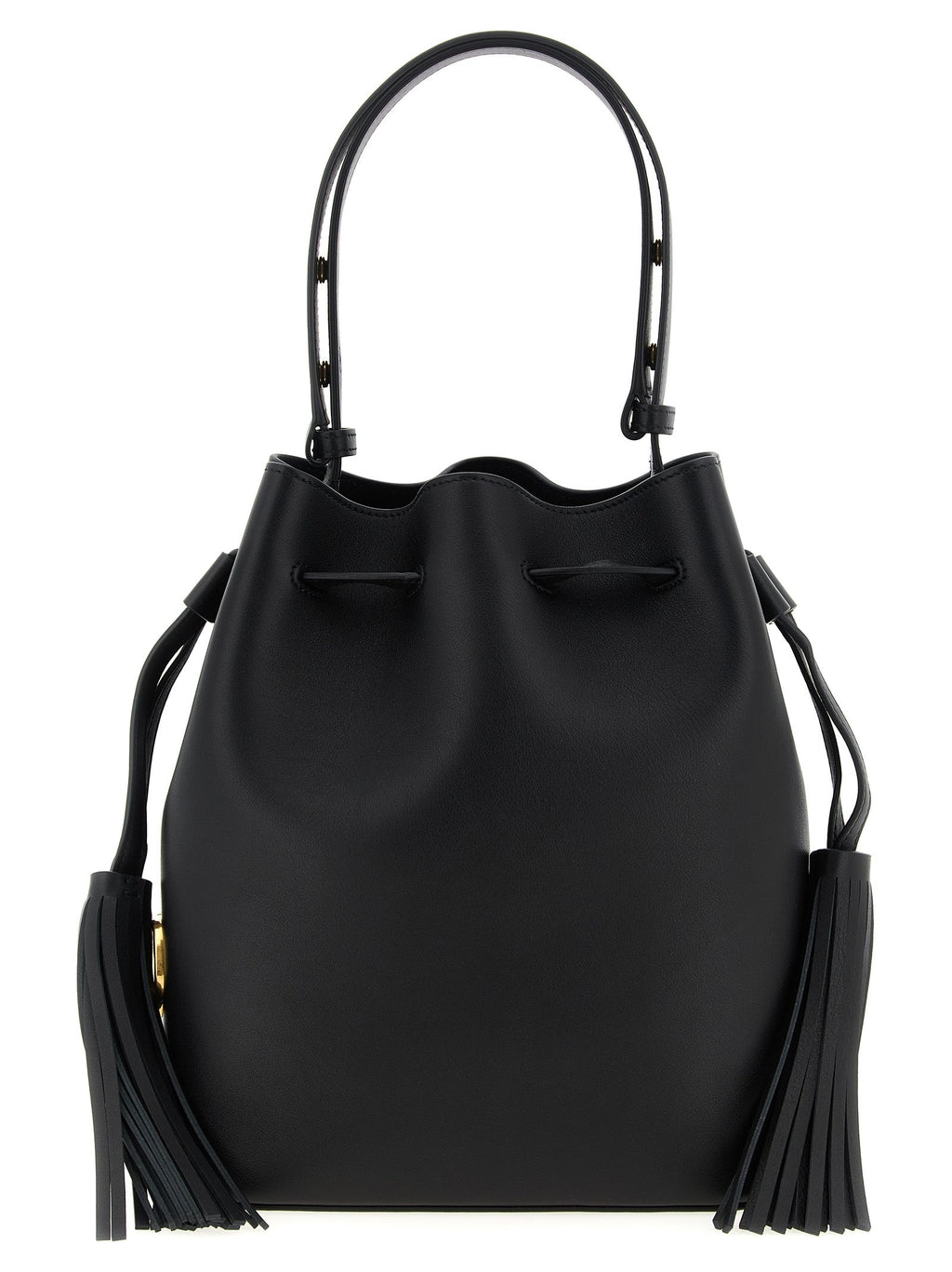 Valentino Garavani Black Calfskin Shoulder Bag Valentino Garavani