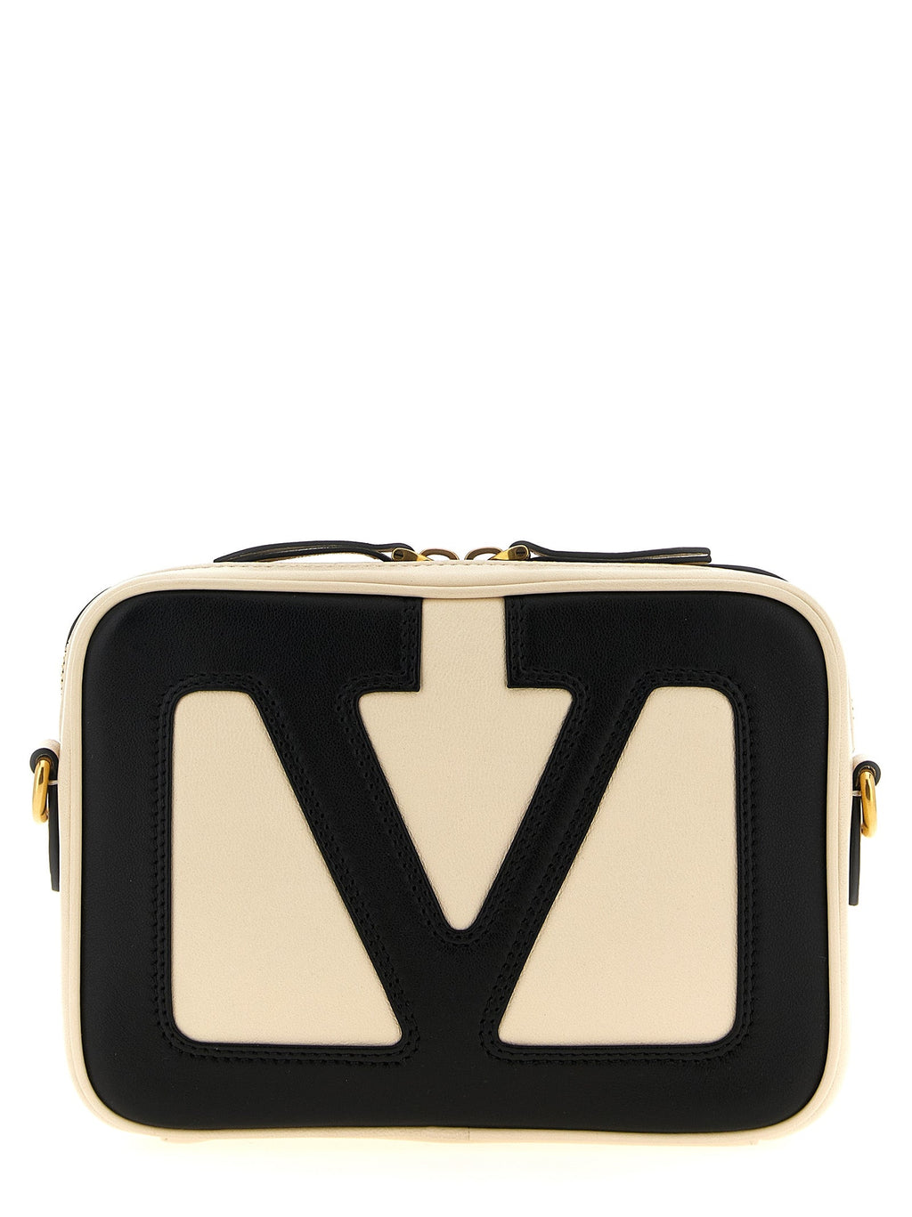 Valentino Garavani Bicolor Lamb Leather Crossbody Bag Valentino Garavani