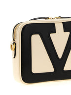 Valentino Garavani Bicolor Lamb Leather Crossbody Bag Valentino Garavani