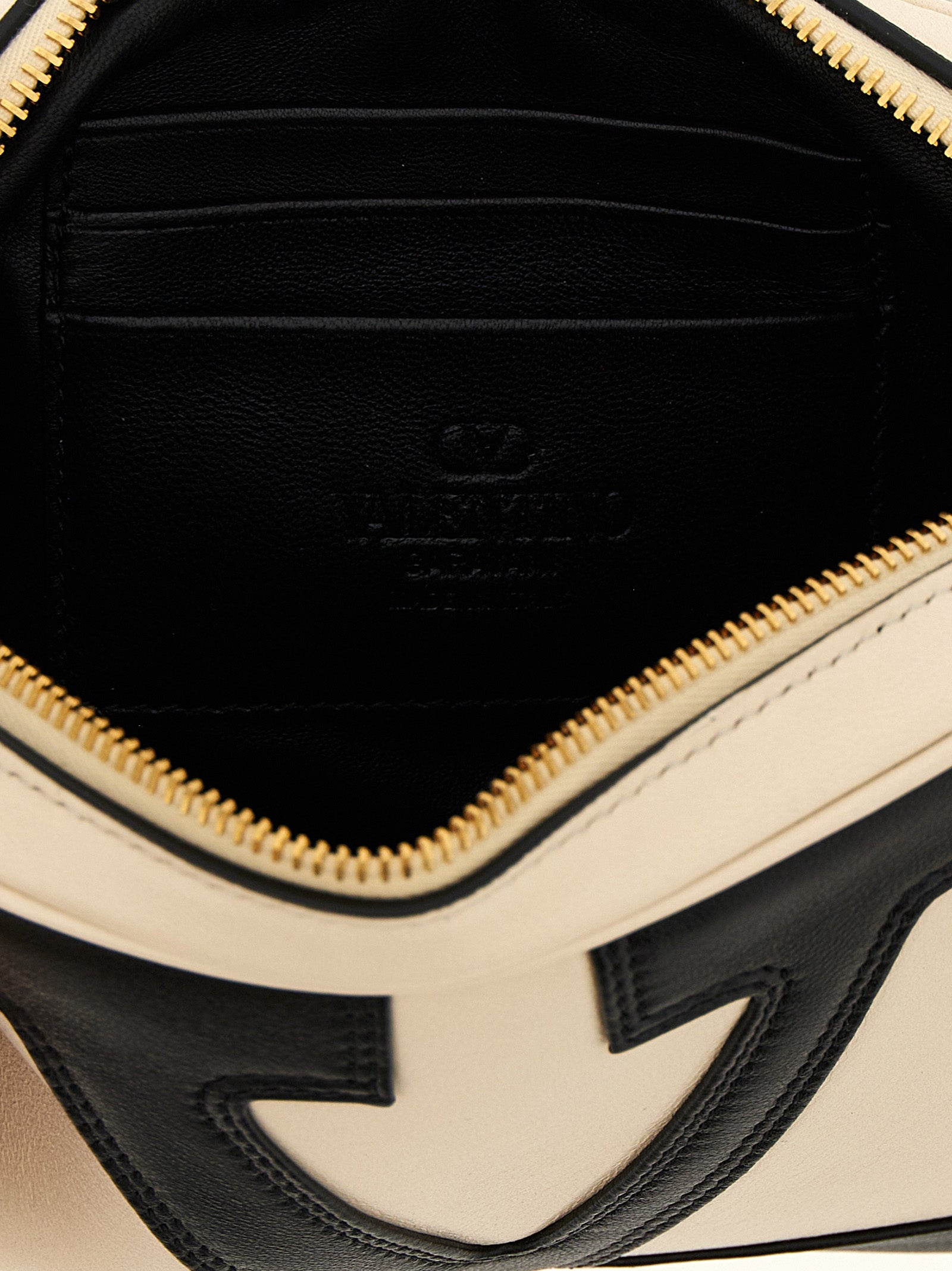 Valentino Garavani Bicolor Lamb Leather Crossbody Bag Valentino Garavani