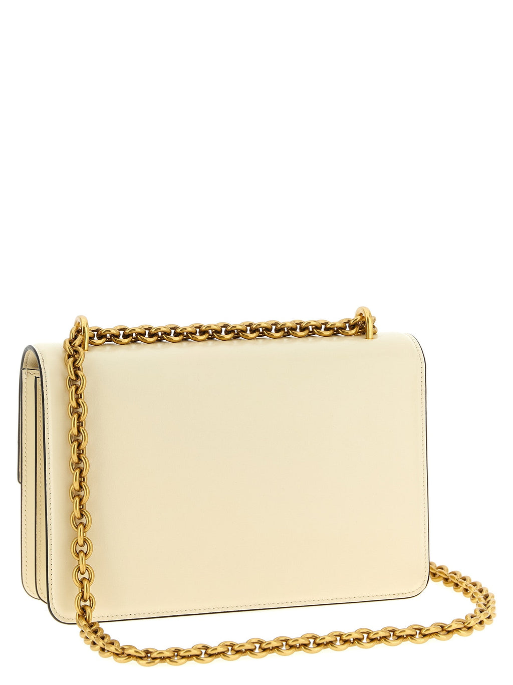 Valentino Garavani White Calfskin Shoulder Bag Valentino Garavani