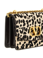 Valentino Garavani Multicolor Calfskin Shoulder Bag Valentino Garavani