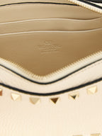 Valentino Garavani White Calfskin Clutch Bag Valentino Garavani