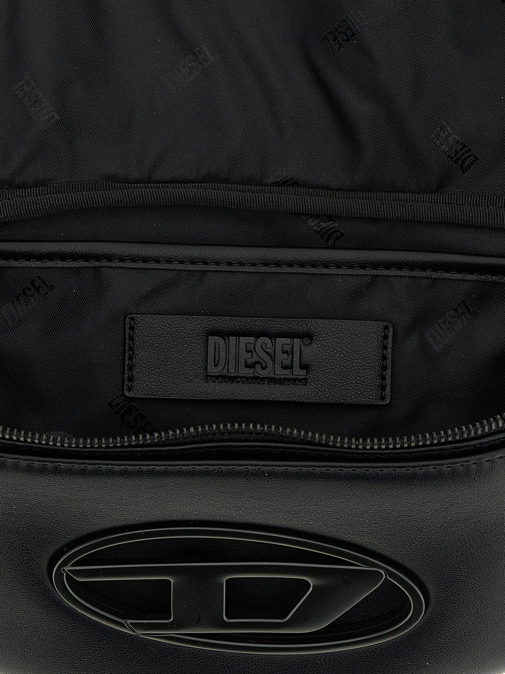 Diesel Black Polyethylene Crossbody Bag Diesel