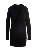 Versace Black Viscose Short Dress Versace