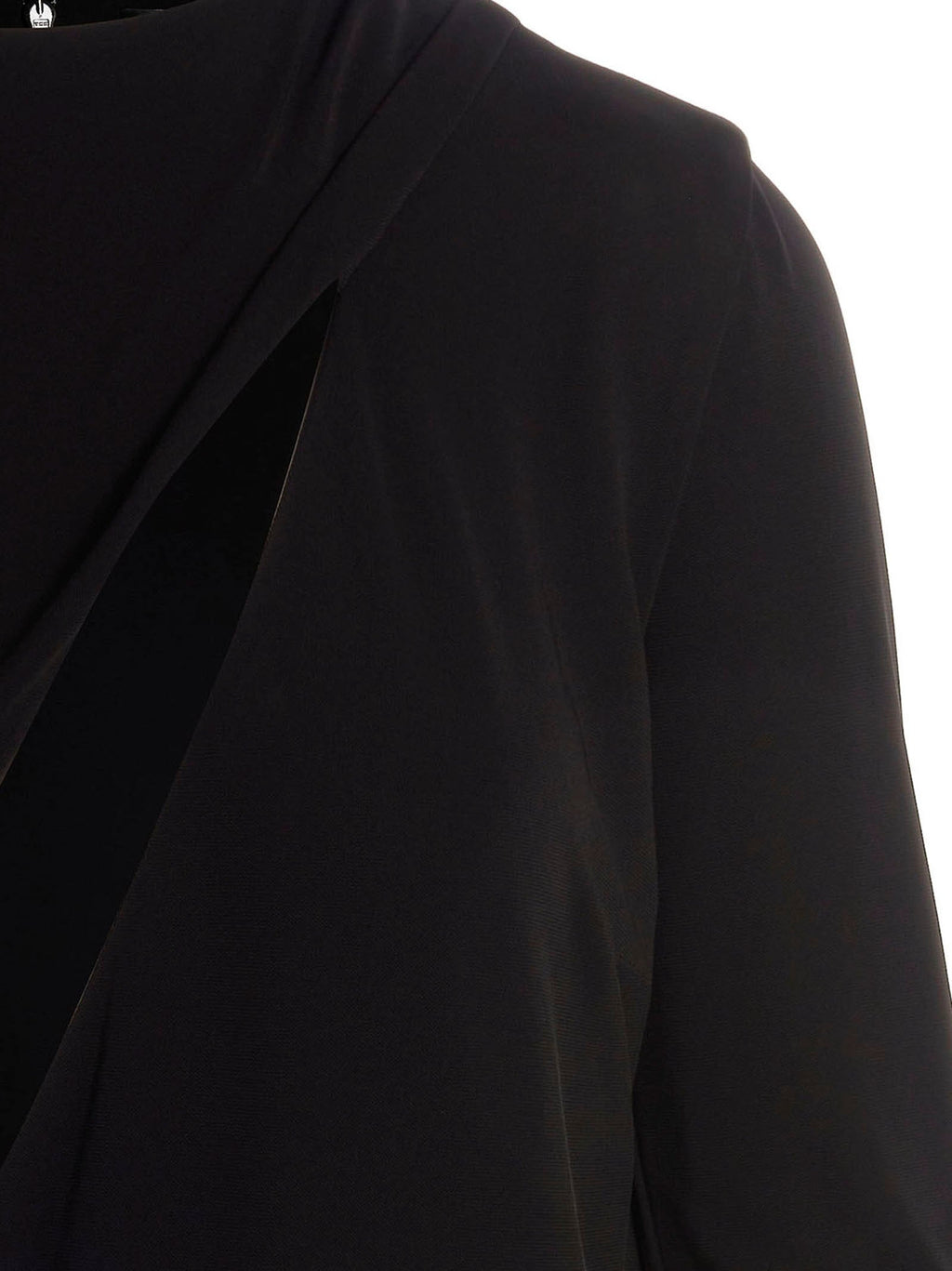 Versace Black Viscose Short Dress Versace