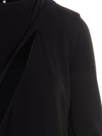 Versace Black Viscose Short Dress Versace