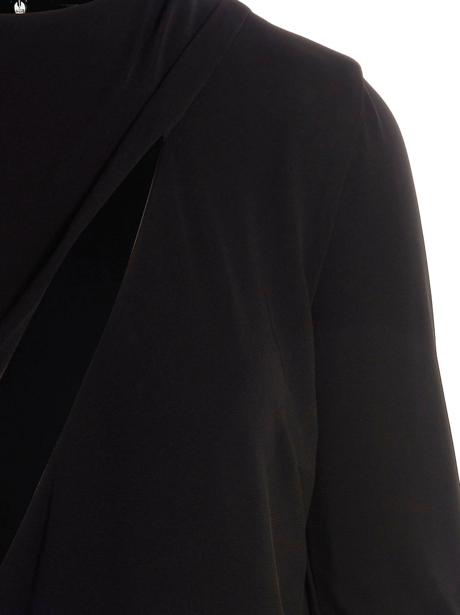 Versace Black Viscose Short Dress Versace