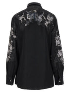 Versace Black Polyester Blouse Versace